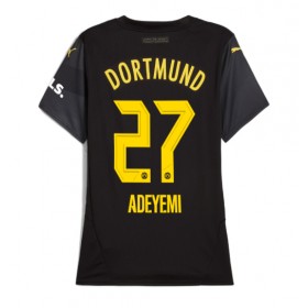 Dámské fotbalový oblečení Borussia Dortmund Karim Adeyemi #27 Venkovní košile 2024-25 Krátkým Rukávem